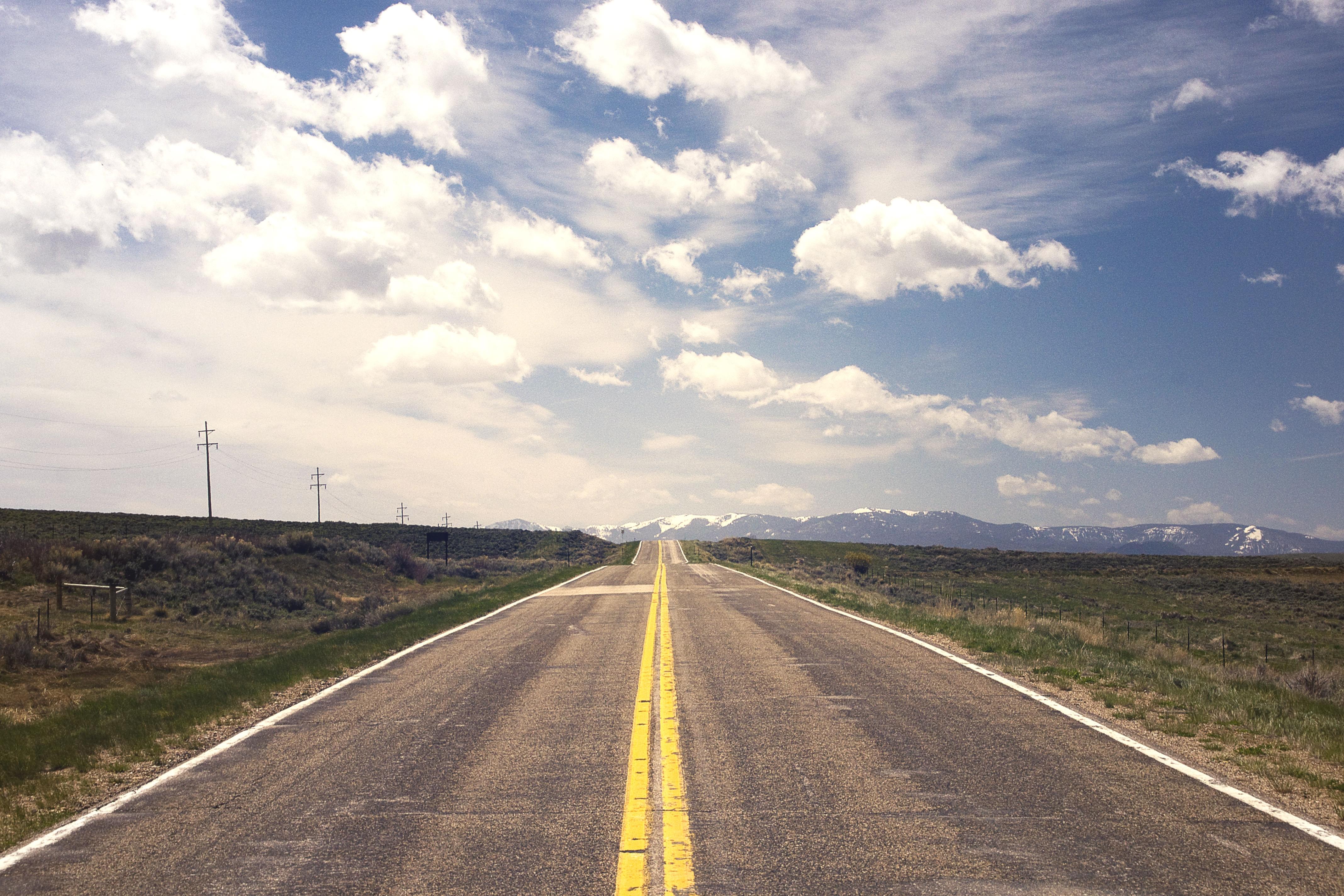 Lonely Road & Blue Sky